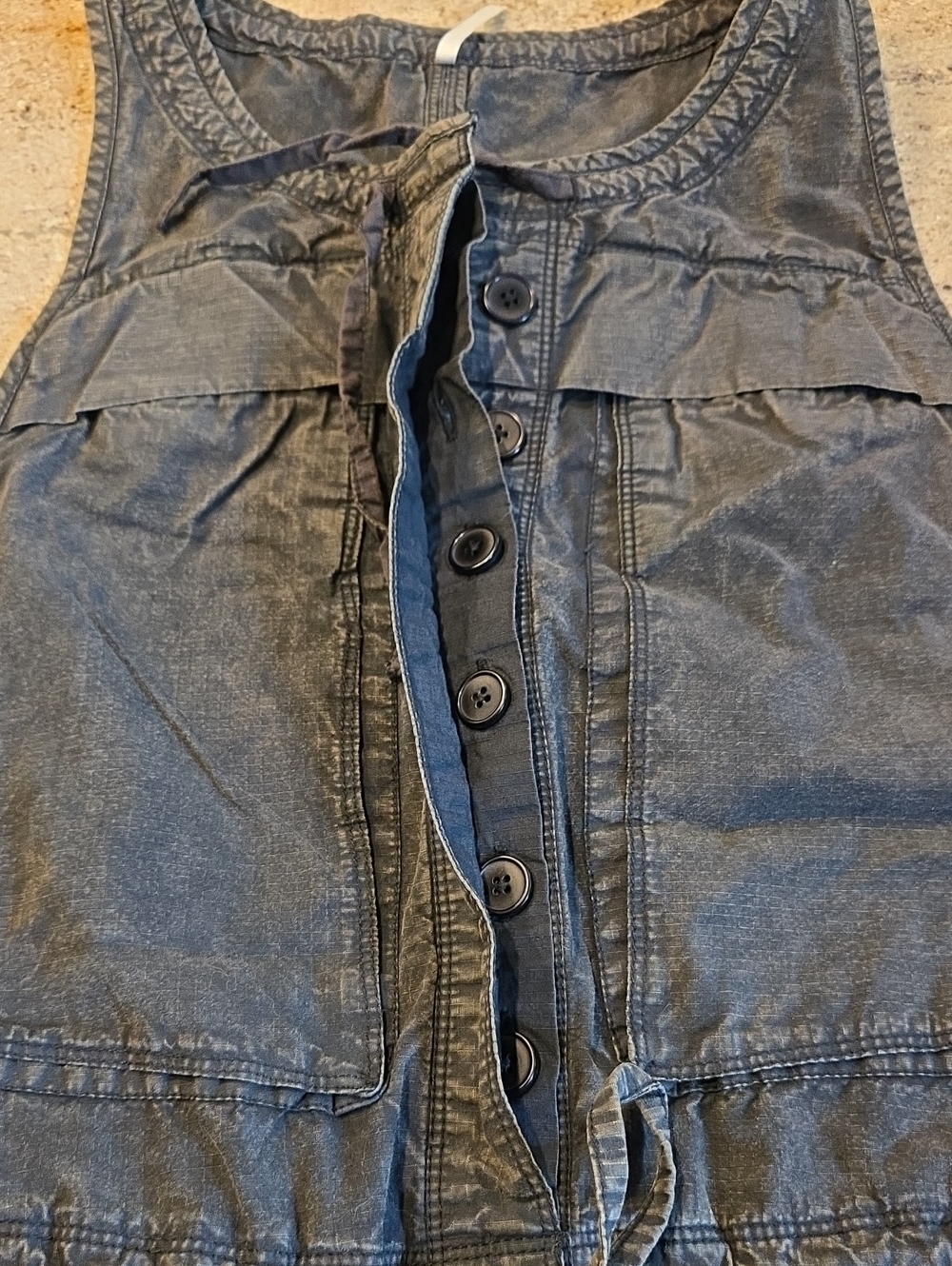 Mineral Wash Black One-Piece Short Romper | Size Small (-Med) | EUC - Picture 7 of 16